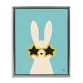 thumbnail image 1 of Stupell Industries Minimalist Rabbit & Star Sunglasses Gray Floating Frame Canvas Art, 25 x 31, by Jessica Beck, 1 of 8