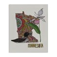thumbnail image 1 of Stupell Industries Bohemian Minnesota State Loon Bird Intricate Blooming Flowers Canvas Art, 16 x 20, by Valentina Harper, 1 of 6