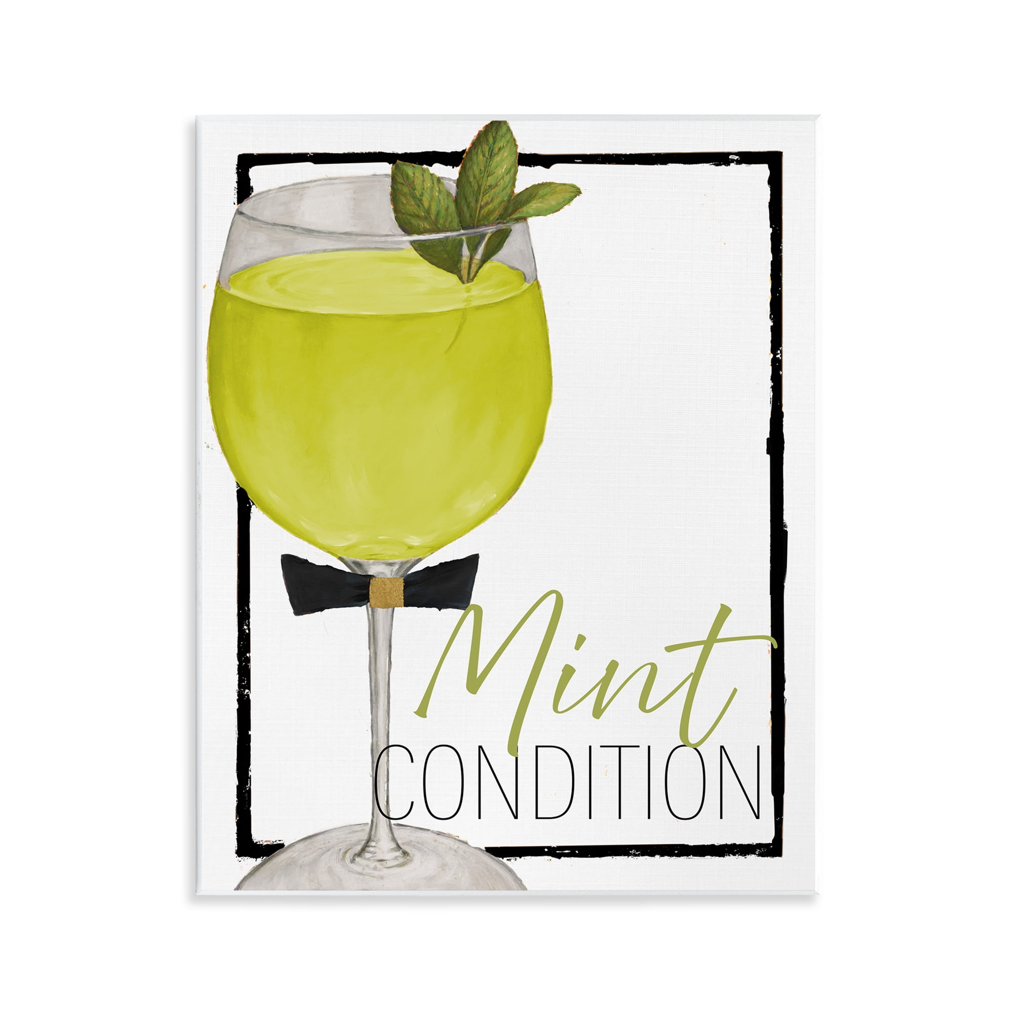 Stupell Industries Mint Condition Cocktail Wall Plaque Art, design by Lorenzo Collective