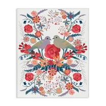 Stupell Industries Mirrored Nature & Wildlife Canvas Wall Art design by Verbrugge Watercolor, 20 x 16