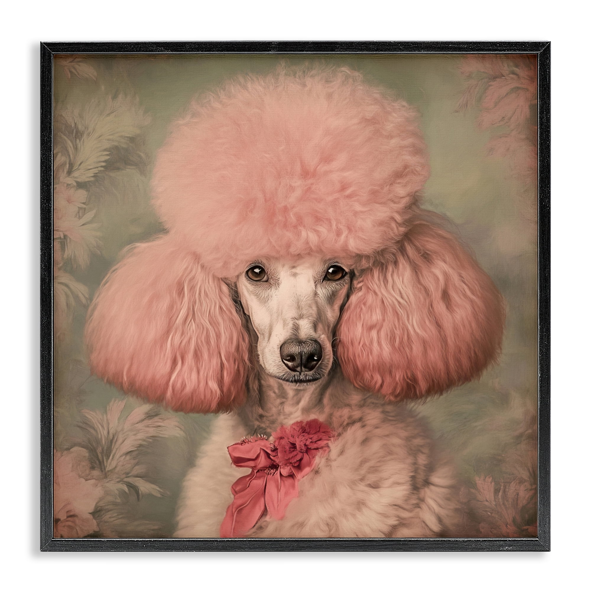 Stupell Industries Miss Baroness Blush Black Framed Giclee Art, design by Tina LeCour