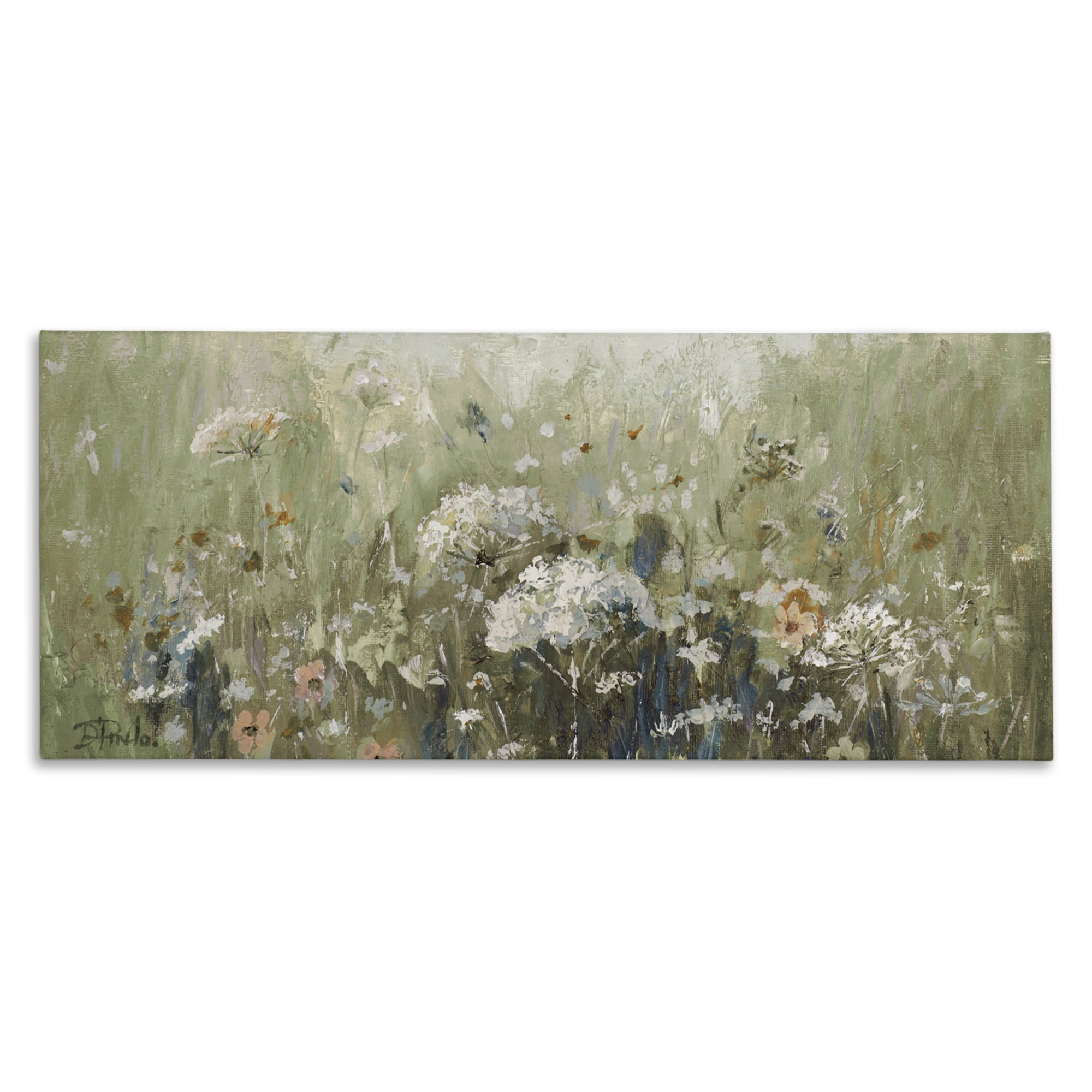 Stupell Industries Mistful Summer Meadow Scene Canvas Wall Art, design by Patricia Pinto