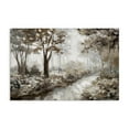 thumbnail image 1 of Stupell Industries Misty Forest Stream Landscape & Nature Painting Wrapped Canvas Canvas Art Print Wall Art, 24 x 16, 1 of 7