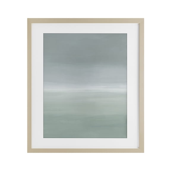 Stupell Industries Misty Grey Gradient Birch Framed Print Under Glass design by Grace Popp, 21 x 17