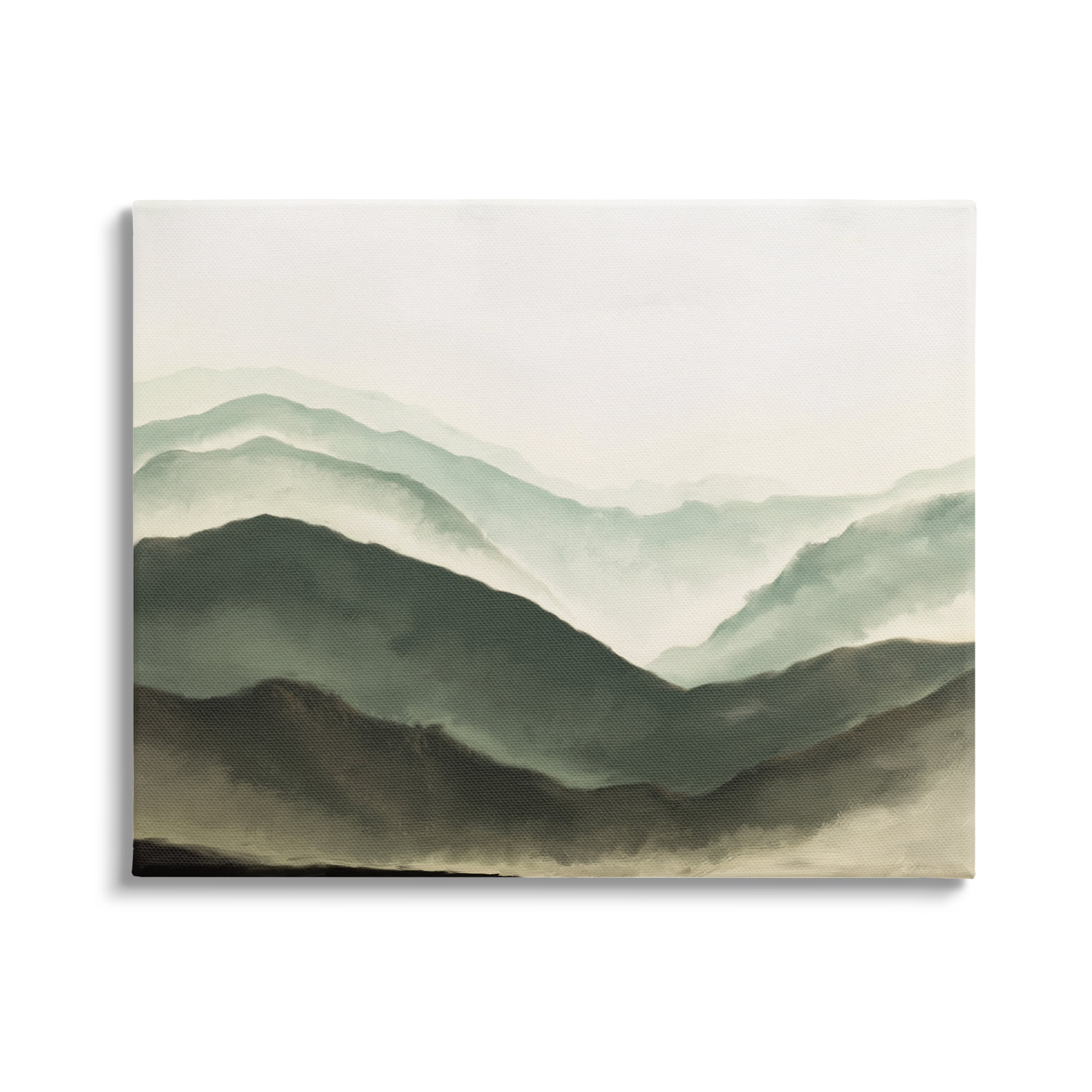 Stupell Industries Misty Mountain Range Atmospheric Landscape Watercolor Painting,40 x 30, Design by JJ Design House LLC