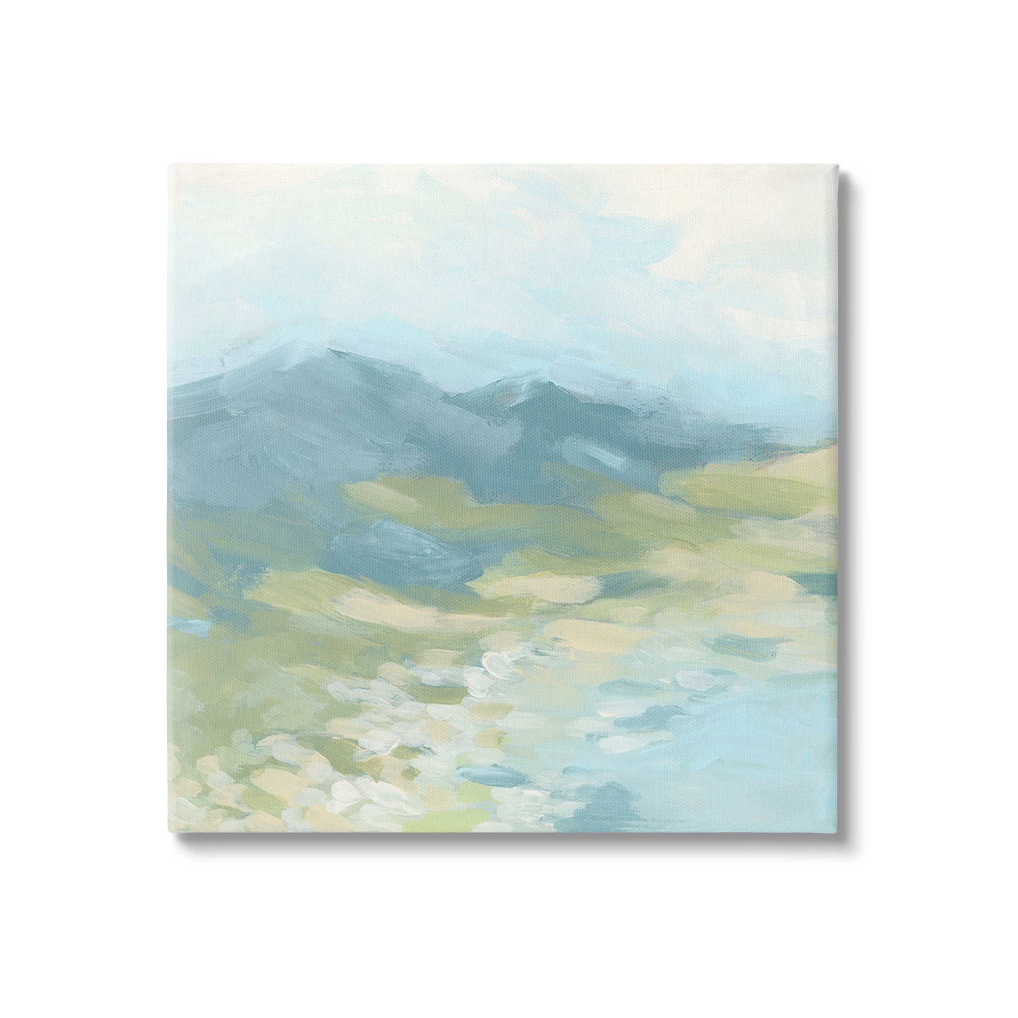 Stupell Industries Misty Mountain Valley Landscape Painting Gallery Wrapped Canvas Art Print Wall Art, 30 x 30