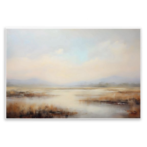 Stupell Industries Misty Wetlands Landscape Wall Plaque Art design by LSR Creative Studio, 10 x 15