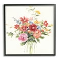 thumbnail image 1 of Stupell Industries Mixed Blooming Flowers Botanical & Floral Painting Black Framed Art Print Wall Art, 17 x 17, 1 of 9