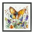 thumbnail image 1 of Stupell Industries Eclectic Mixed Butterfly Garden Black Floating Frame Canvas Art, 18 x 18, by LSR Design Studio, 1 of 8