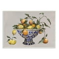 thumbnail image 1 of Stupell Industries Mixed Citrus Fruits Leaves Patterned Pottery Bowl Graphic Art Unframed Art Print Wall Art, Design by Elizabeth Medley, 1 of 5