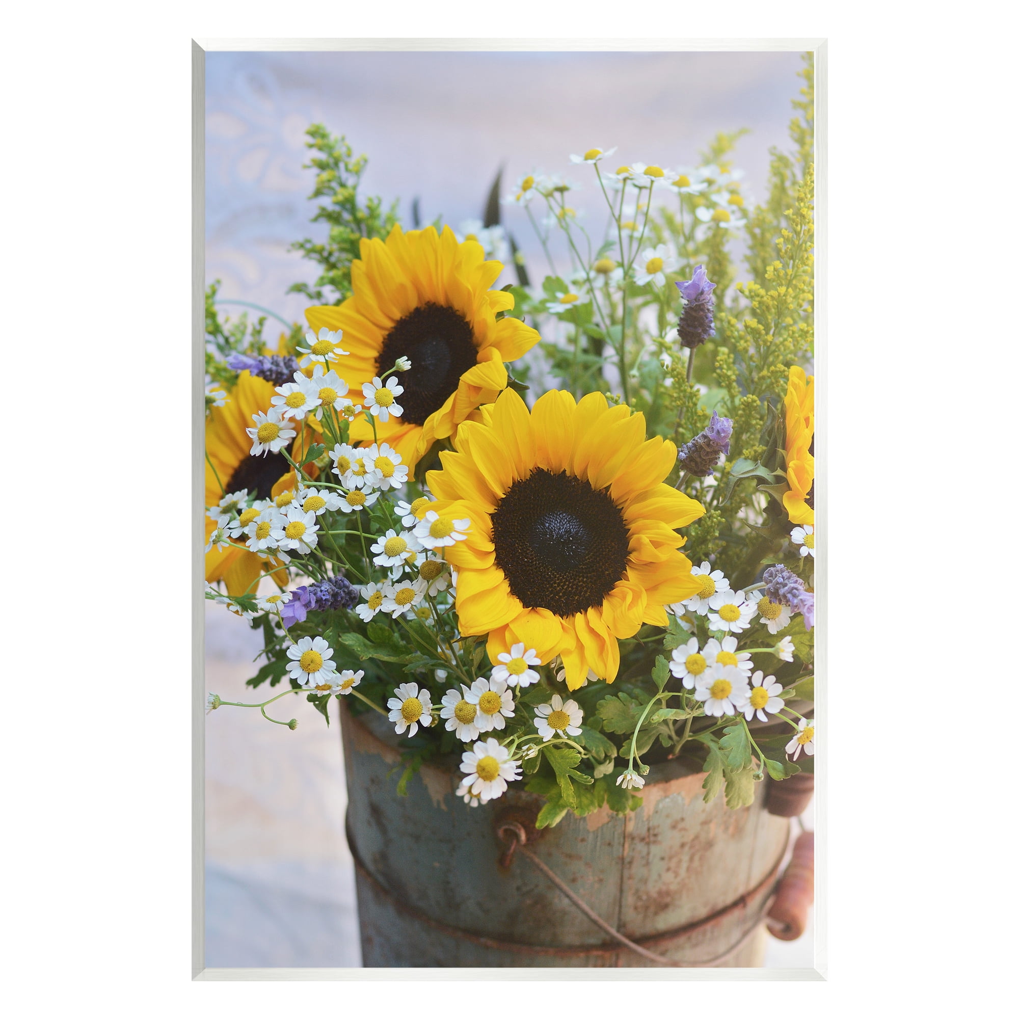 Stupell Industries Mixed Country Bouquet Botanical & Floral Photography Unframed Art Print Wall Art, 13 x 19