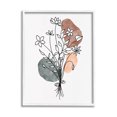 thumbnail image 1 of Stupell Industries Mixed Daisies Botanical Shapes Graphic Art White Framed Art Print Wall Art, Design by JJ Design House LLC, 1 of 7