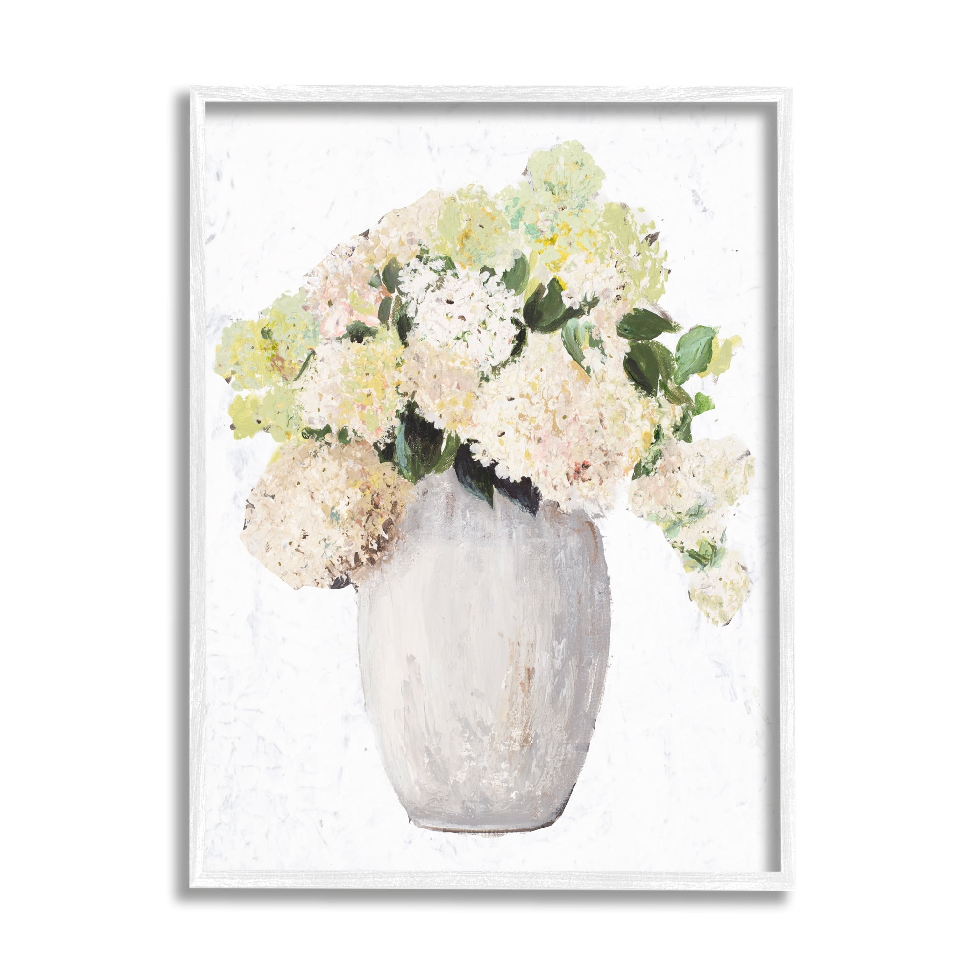 Stupell Industries Mixed Flower Bouquet Tall Vase Floral Arrangement Painting White Framed Art Print Wall Art, Design by Patricia Pinto