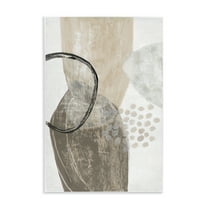 Stupell Industries Mixed Oblong Shapes Abstract Painting Unframed Art Print Wall Art, 10 x 15