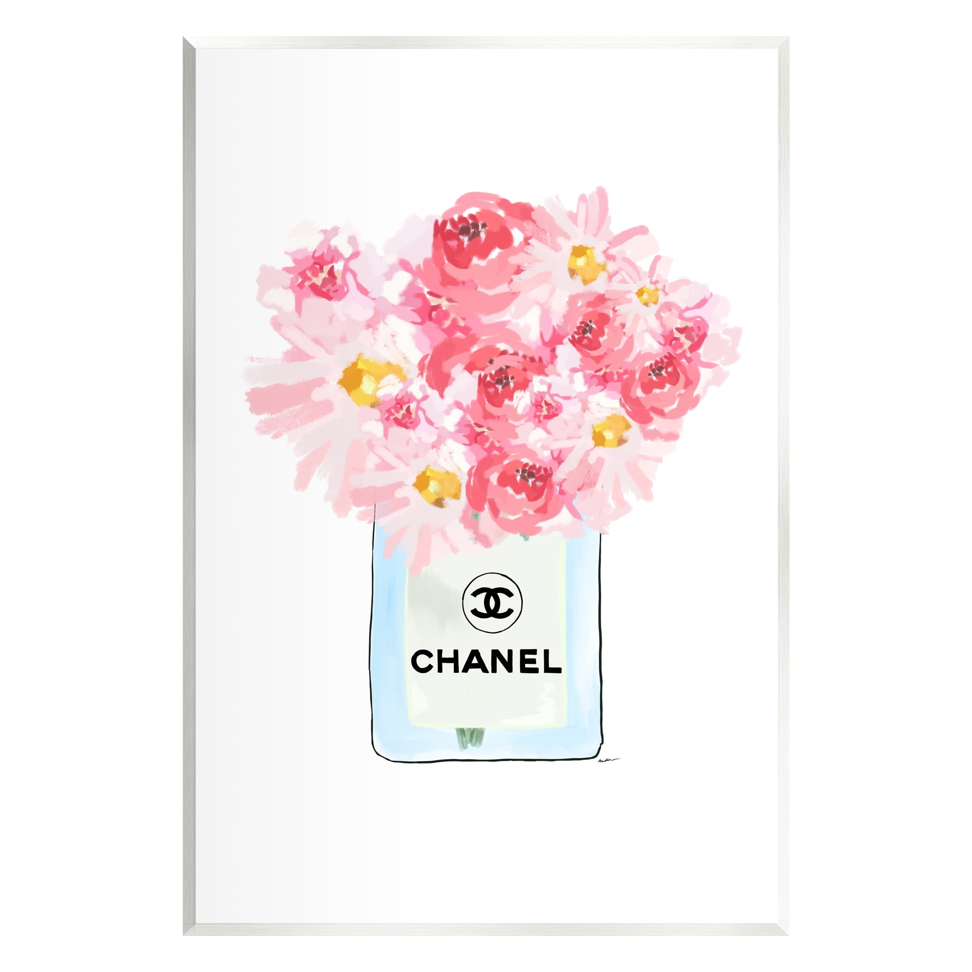 Stupell Industries Mixed Pink Flower Bouquet Luxury Fashion Motif Graphic Art Unframed Art Print Wall Art, Design by Amelia Noyes