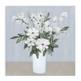thumbnail image 1 of Stupell Industries Contemporary Mixed White Blooms on Blue Canvas Art, 30 x 30, by Marilyn Dunlap, 1 of 8