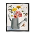 thumbnail image 1 of Stupell Industries Mixed Wildflower Arrangement Gardening Painting Jet Black Floating Framed Canvas Print Wall Art, Design by Grace Popp, 1 of 6