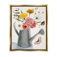 thumbnail image 1 of Stupell Industries Mixed Wildflower Arrangement Gardening Painting Metallic Gold Floating Framed Canvas Print Wall Art, Design by Grace Popp, 1 of 6
