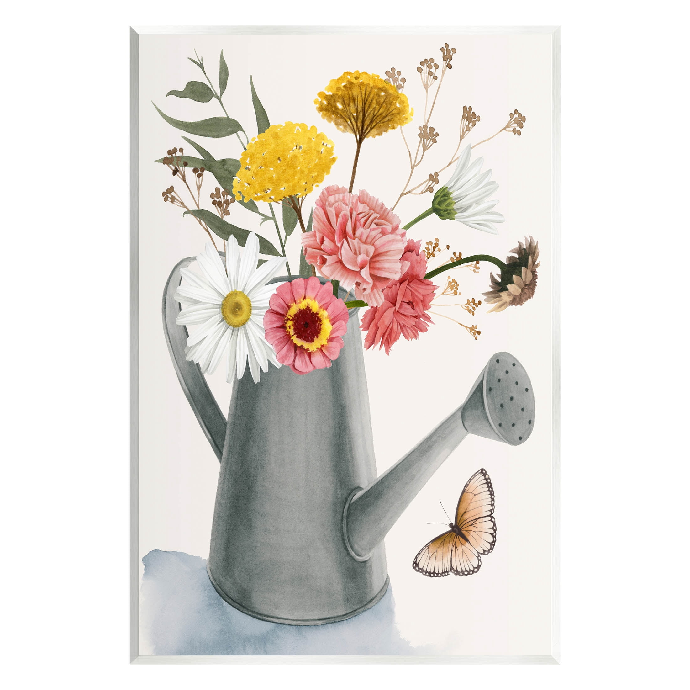 Stupell Industries Mixed Wildflower Arrangement Gardening Painting Unframed Art Print Wall Art, Design by Grace Popp