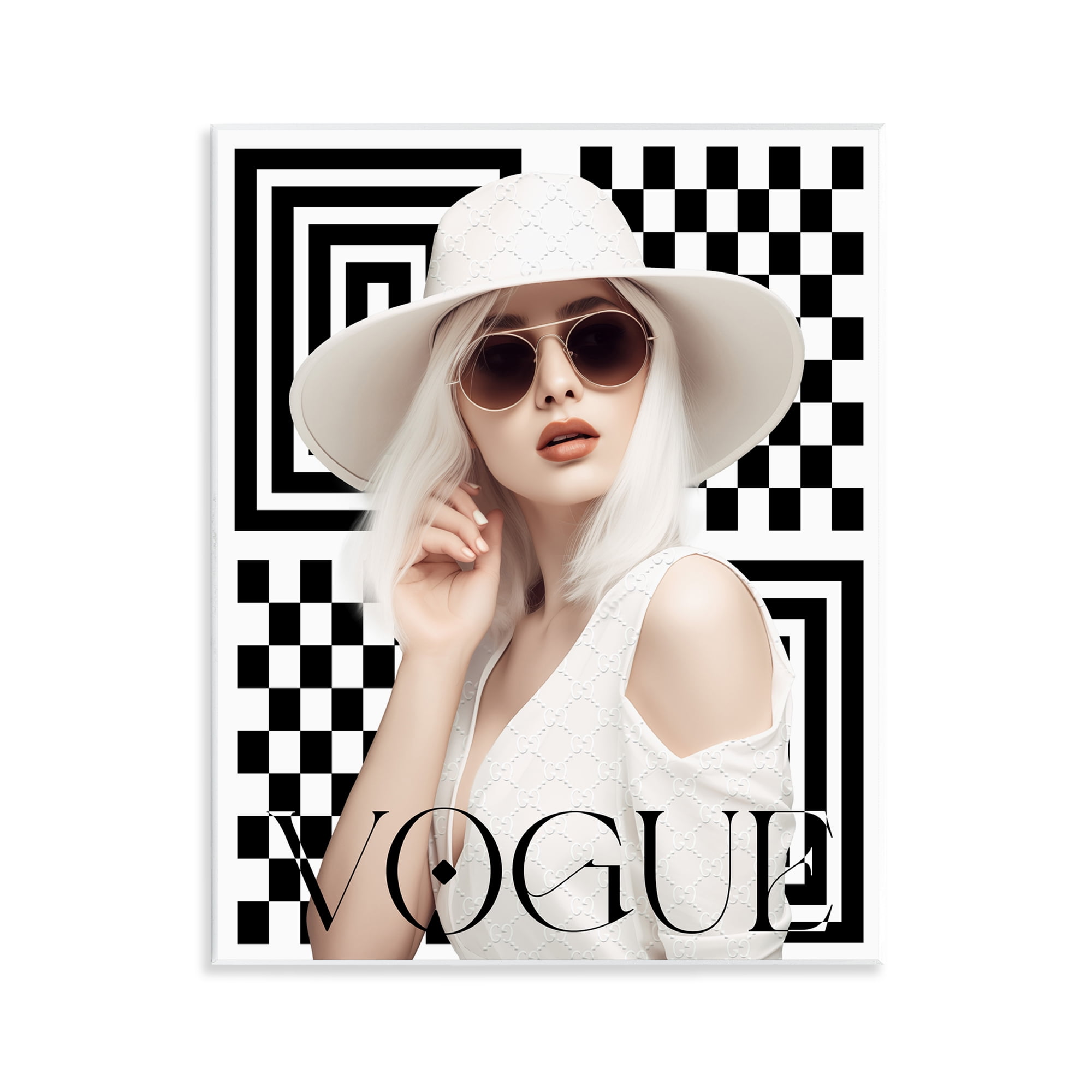 Stupell Industries Mod Elegance Woman Fashion Painting Unframed Art Print Wall Art, 11 x 14