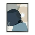 thumbnail image 1 of Stupell Industries Mod Shapes Arranged Abstract Circle Collage Blue Beige, 24 x 30,Design by Ziwei Li, 1 of 5
