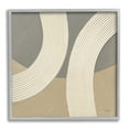 thumbnail image 1 of Stupell Industries Modern Abstract Circles Abstract Painting Gray Framed Art Print Wall Art, 17 x 17, 1 of 9