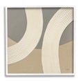thumbnail image 1 of Stupell Industries Modern Abstract Circles Abstract Painting White Framed Art Print Wall Art, 24 x 24, 1 of 9