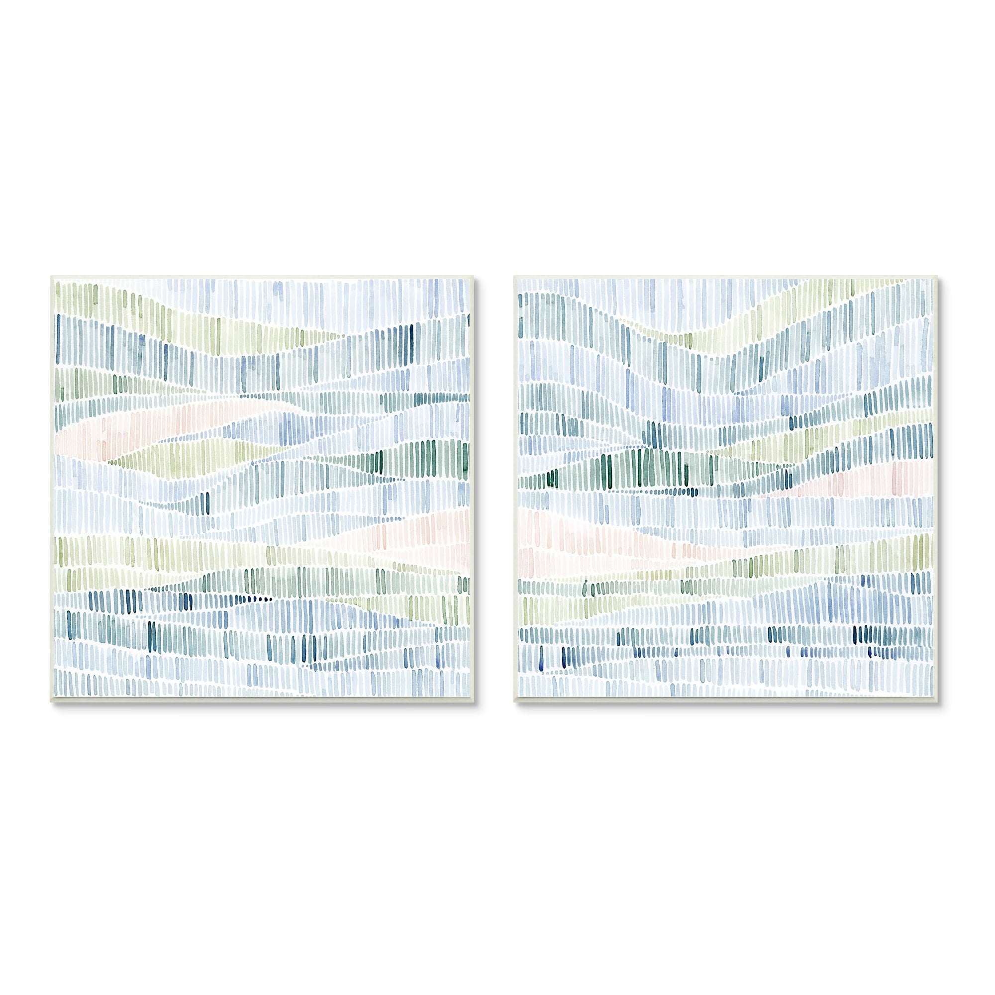 Stupell Industries Modern Abstract Nautical Landscape Wavy Striped Pattern, 12 x 12,Design by Grace Popp