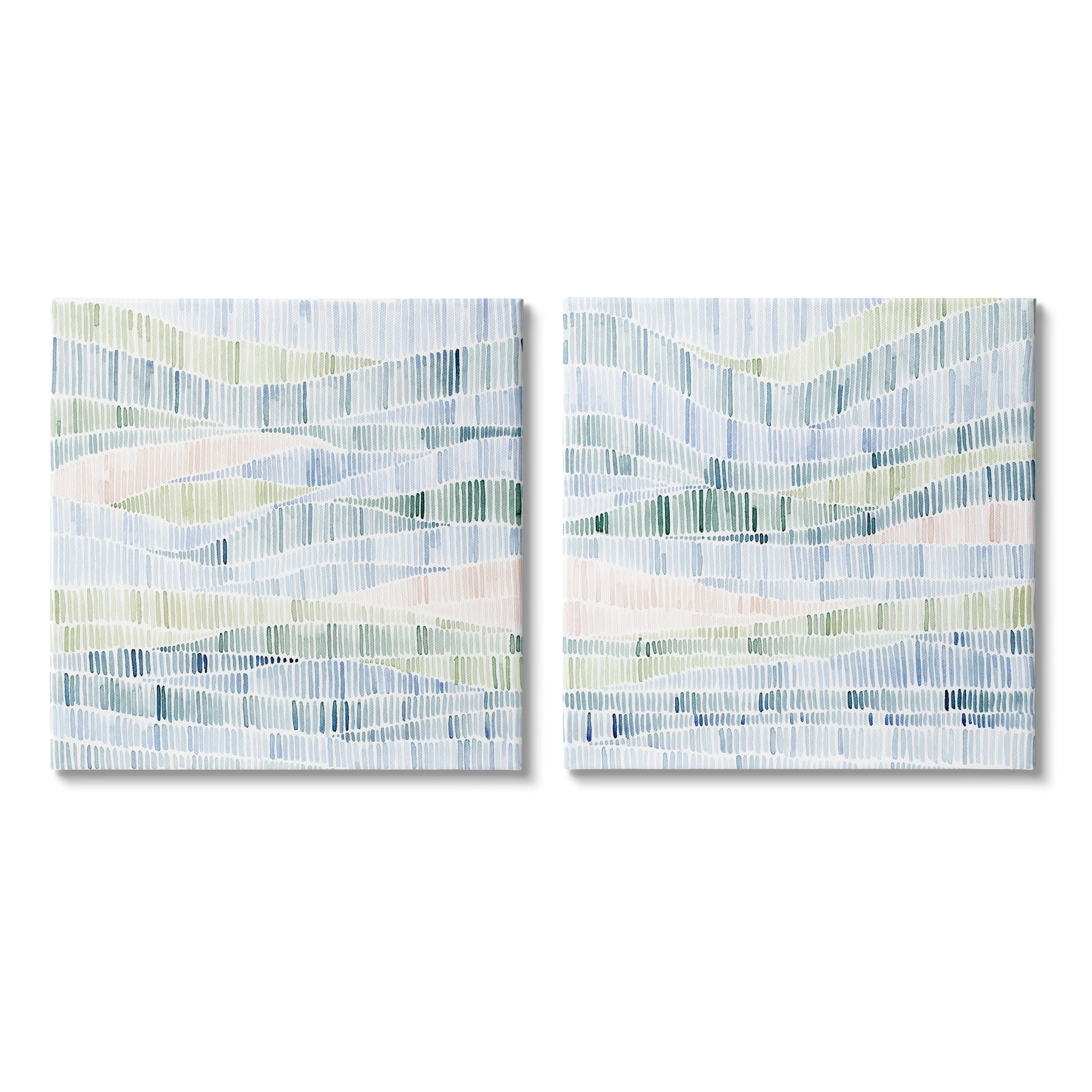 Stupell Industries Modern Abstract Nautical Landscape Wavy Striped Pattern, 24 x 24,Design by Grace Popp