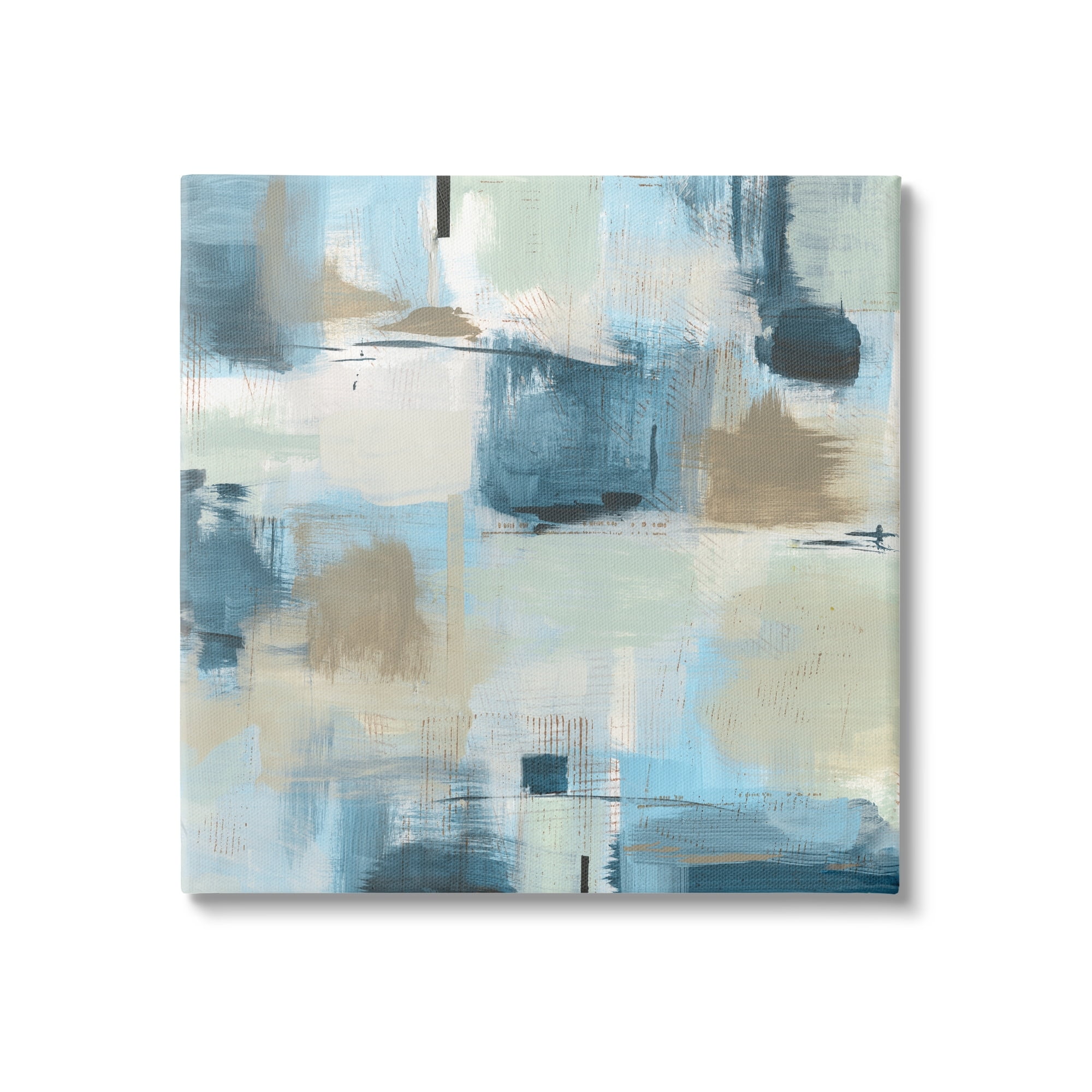 Stupell Industries Modern Abstract Tiled Paint Patchwork Collage ,30 x 30, Design by Sn Jill
