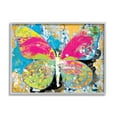 thumbnail image 1 of Stupell Industries Modern Abstract Vivid Butterfly Collage Illustration , 30 x 24, Design by Porter Hastings, 1 of 5