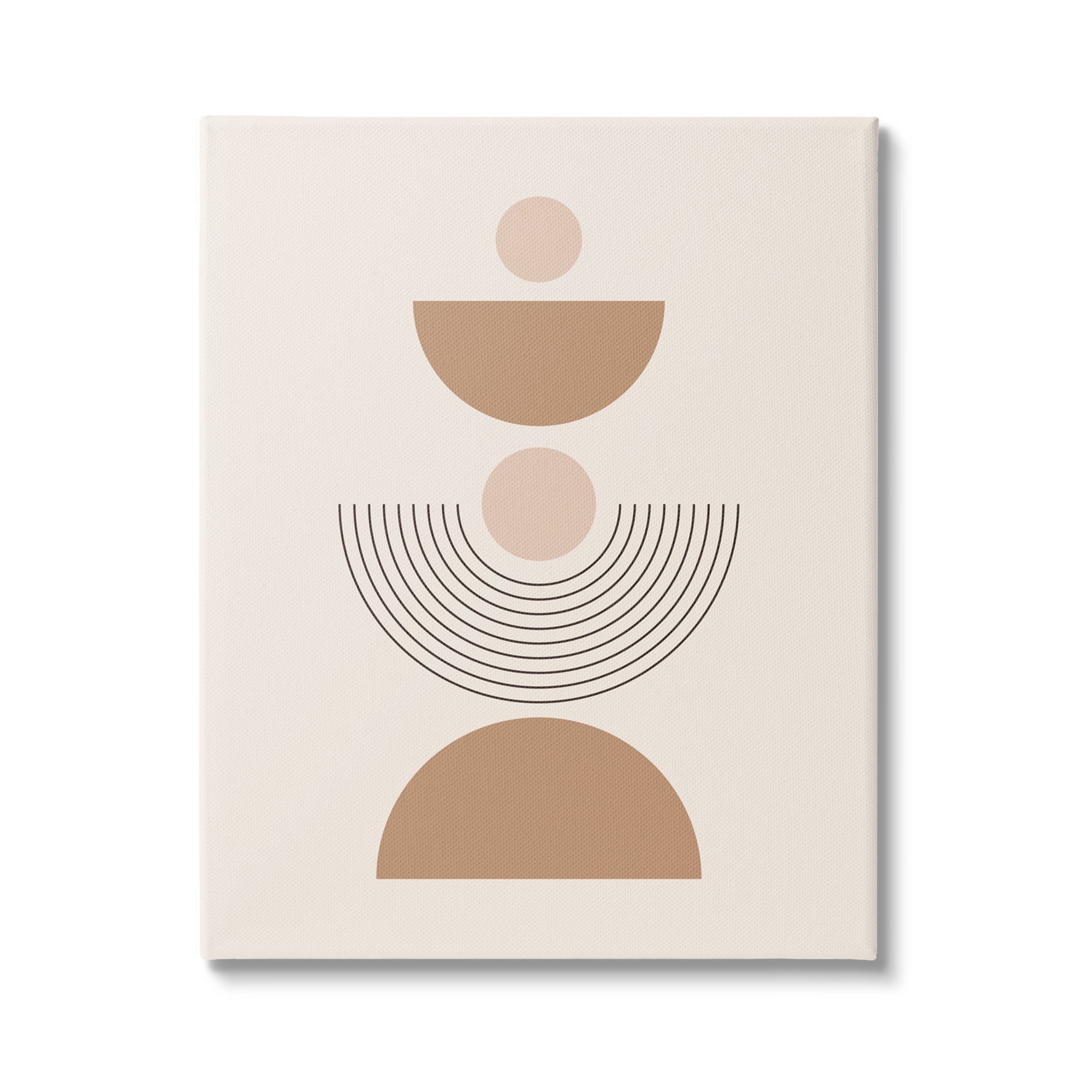 Stupell Industries Modern Arched Shapes Abstract Painting Gallery Wrapped Canvas Print Wall Art, 30 x 40
