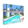 thumbnail image 1 of Stupell Industries Modern Architecture House Pool Tropical Palm Trees Design by Ziwei Li, 36" x 48", 1 of 1