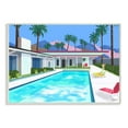 thumbnail image 1 of Stupell Industries Modern Architecture House Pool Tropical Palm Trees Design by Ziwei Li, 1 of 6