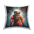 thumbnail image 1 of Stupell Industries Modern Astronaut in Space Decorative Printed Throw Pillow, 18 x 18, 1 of 8