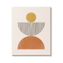 Stupell Industries Modern Balancing Shapes Stripes Pattern Graphic Art Gallery Wrapped Canvas Print Wall Art, Design by JJ Design House LLC