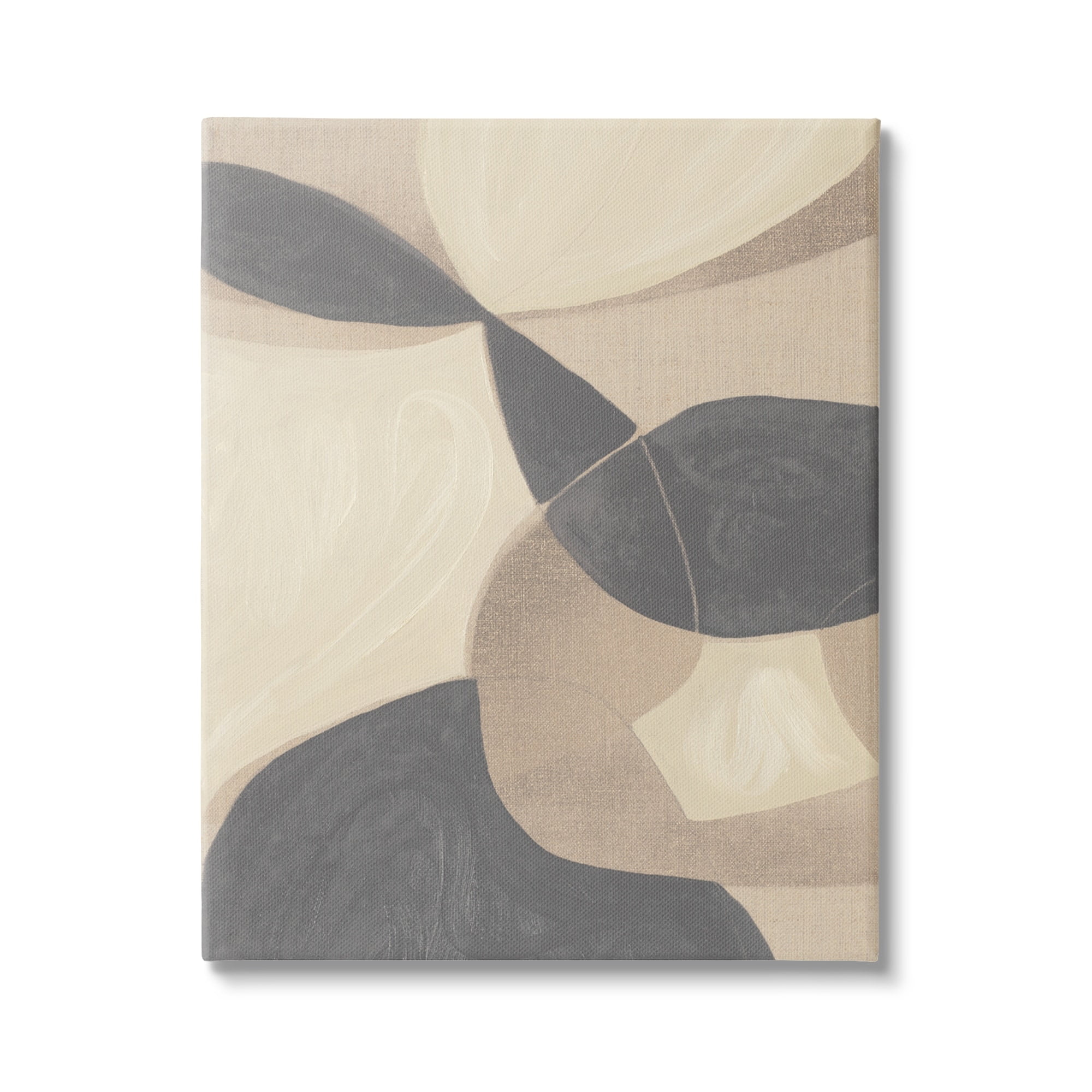 Stupell Industries Modern Beige Boho Abstract Overlapping Shapes Canvas Wall Art, 24 x 30, Design by Kippi Leonard