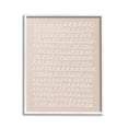 thumbnail image 1 of Stupell Industries Modern Beige Squiggle Abstract Painting White Framed Art Print Wall Art, 16 x 20, 1 of 9