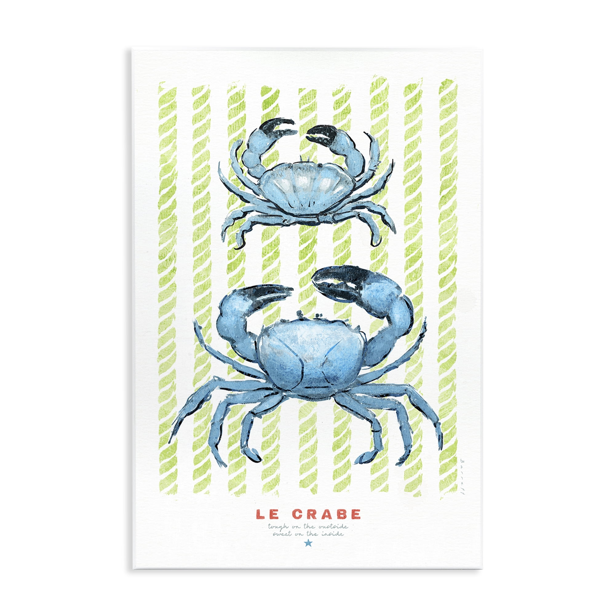 Stupell Industries Modern Bistro Crabs Wall Plaque Art, design by Chad Barrett