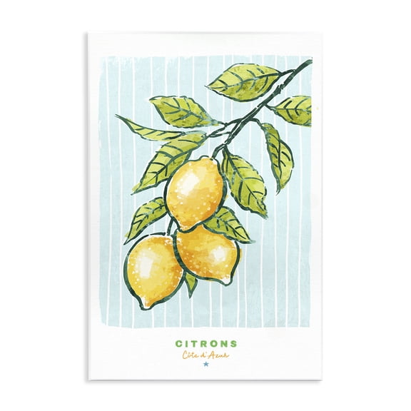 Stupell Industries Modern Bistro Lemons Wall Plaque Art, design by Chad Barrett