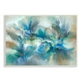 thumbnail image 1 of Stupell Industries Modern Blended Paint Abstraction Floral Petal Shapes Blue, 19 x 13, Design by K. Nari, 1 of 4