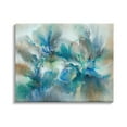 thumbnail image 1 of Stupell Industries Modern Blended Paint Abstraction Floral Petal Shapes Blue, 48 x 36, Design by K. Nari, 1 of 4