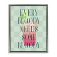 thumbnail image 1 of Stupell Industries Modern Bloody Mary Cocktail Gray Floating Frame Canvas Art, 25 x 31, by Lil' Rue, 1 of 8