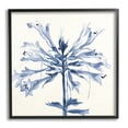 thumbnail image 1 of Stupell Industries Modern Blue Flower Botanical & Floral Painting Black Framed Art Print Wall Art, 17 x 17, 1 of 8