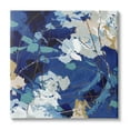 thumbnail image 1 of Stupell Industries Modern Blue Gold Abstract Painting Busy Movement Composition, 17 x 17,Design by Sue Riger, 1 of 5