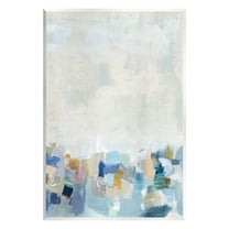 Stupell Industries Modern Blue Landscape Abstract Painting Unframed Art Print Wall Art, 10 x 15