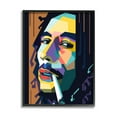 thumbnail image 1 of Stupell Industries Modern Bob Marley Portrait Abstract Geometric Pattern, 16 x 20, Design by Birch&Ink, 1 of 5