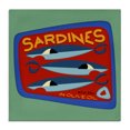 thumbnail image 1 of Stupell Industries Modern Bold Sardines Can Canvas Art, 17 x 17, by Carrie Cantwell, 1 of 8