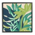 thumbnail image 1 of Stupell Industries Modern Botanical Plant Leaves Painting Black Framed Art Print Wall Art, Design by June Erica Vess, 1 of 7