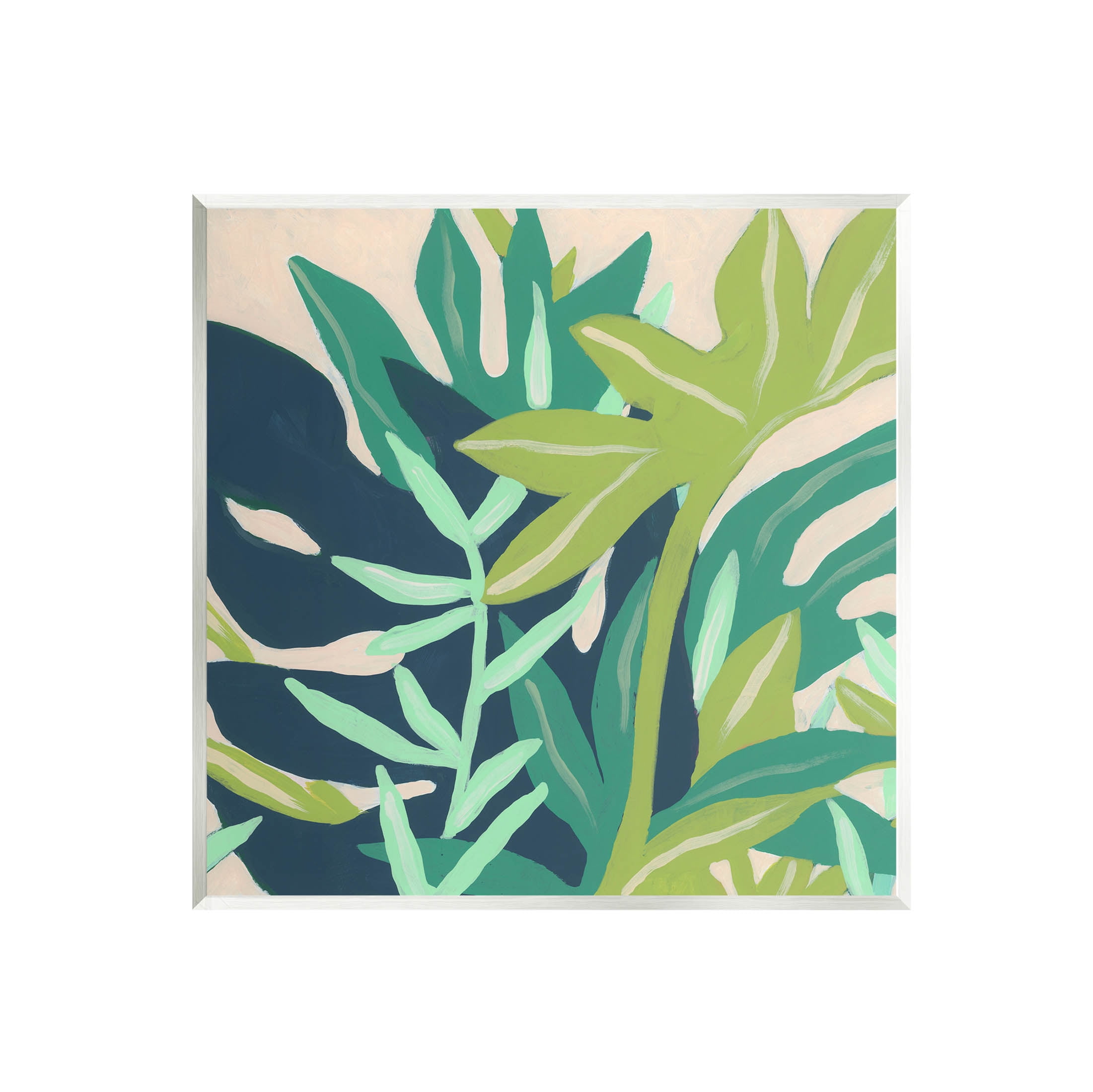 Stupell Industries Modern Botanical Plant Leaves Painting Unframed Art Print Wall Art, Design by June Erica Vess